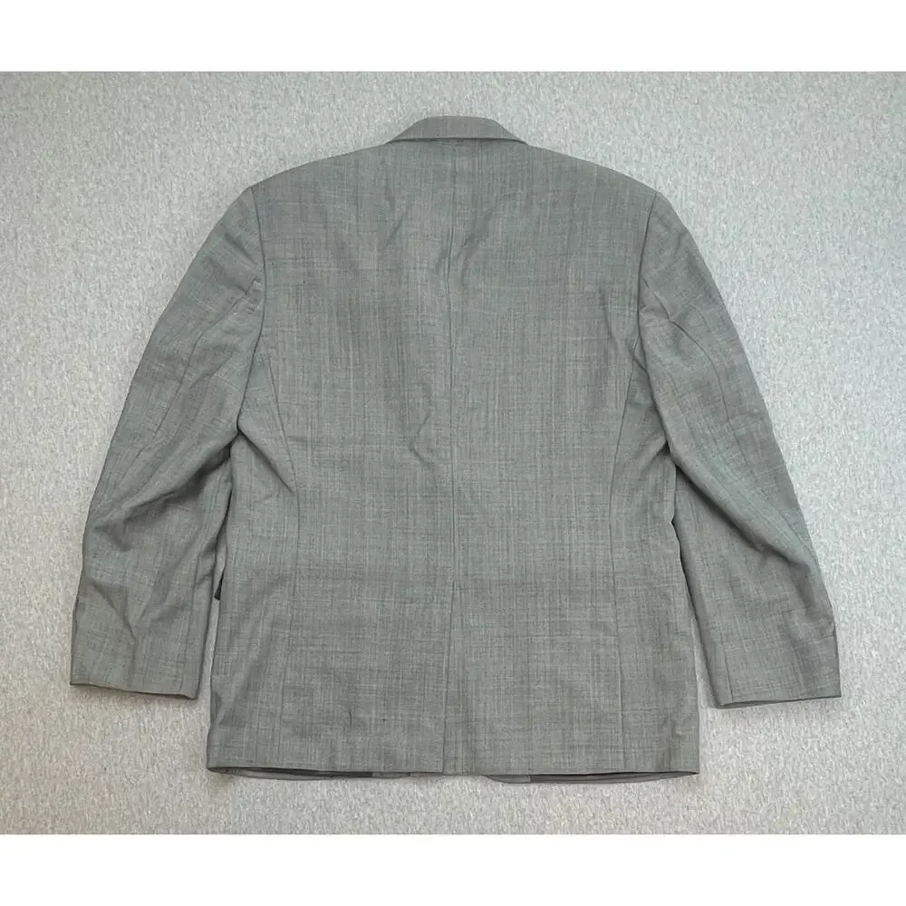 Lauren Ralph Lauren Blazer Mens 42R Glen Plaid 100% Wool 2 Button‎ Single Breast